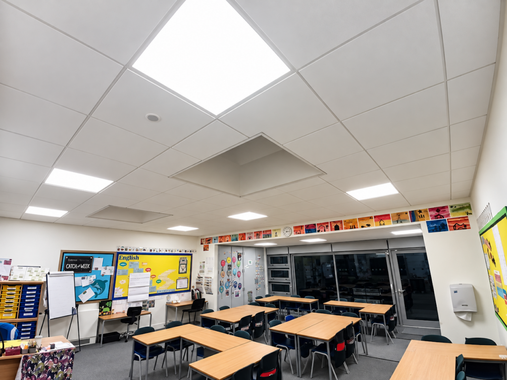 LED Upgrades in Classroom
